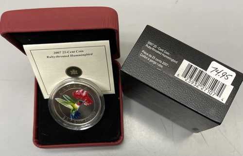 2007年 25セント硬貨 ルビーノドアカハチドリ B2007