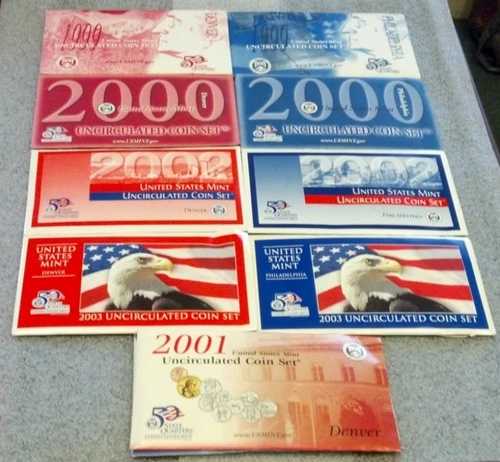 (5) アメリカ造幣局 UNC セット OGP 1999-2003 (3073)-