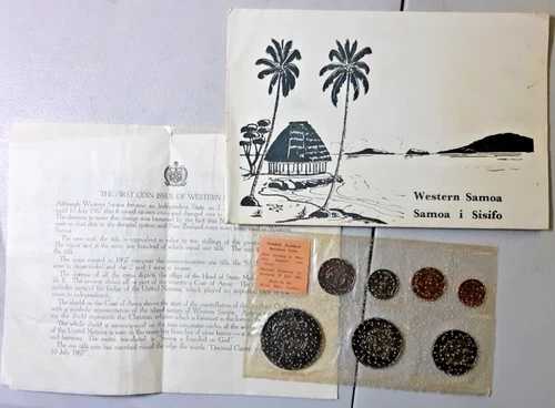 西サモア 1967年 7枚セット 未流通 証明書付き