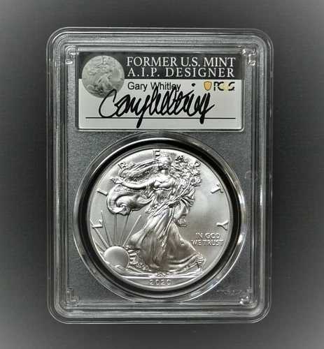 2020 (P) シルバー イーグル PCGS MS70 フォーメン アメリカ造幣局 A.I.P.DFSIGNER GARY.W.?853?V6?