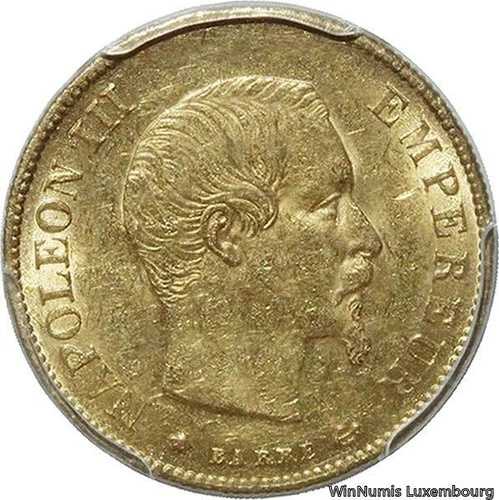 W1763 希少 10フラン ナポレオン3世 金貨 1860年 BB ストラスブール PCGS AU58 SUP-｜WORLD RESOURCE【QUEEN店】 136,400円