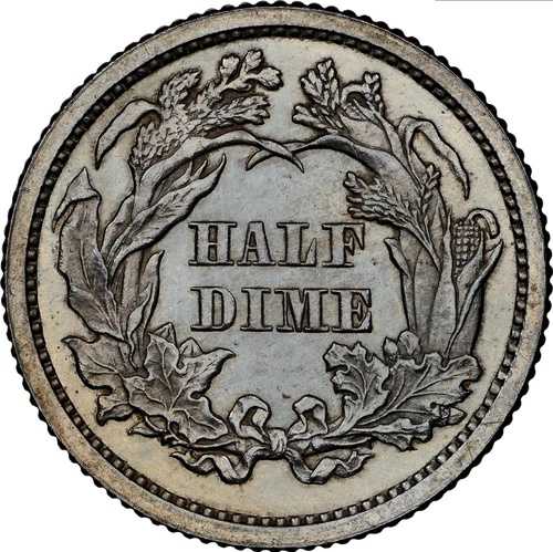 1873 NGC PR64 大手ディーラーで$950?? $1,000 PCGS P.G.??? プルーフ 座位ハーフダイム ?