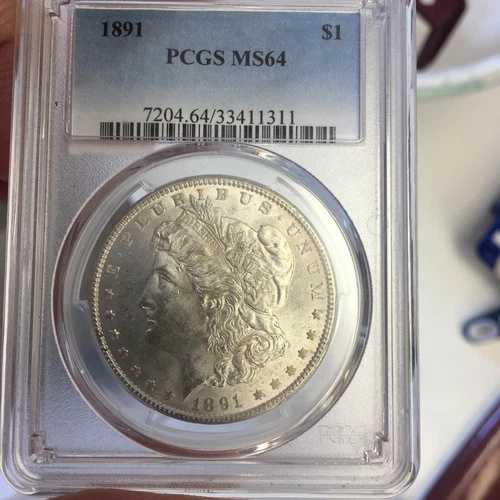 1891 P PCGS MS 64 モルガン銀貨