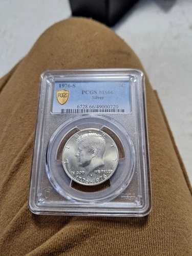 1976-S シルバー ケネディ ハーフドル 50セント PCGS MS-66