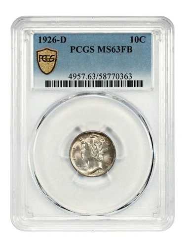 1926-D 10C PCGS MS63FB - マーキュリーダイム｜WORLD RESOURCE【QUEEN店】