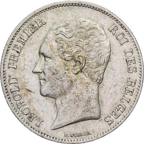 [#1509507] ベルギー、レオポルド1世、2.5フラン、1848年、ブリュッセル、銀貨、AU