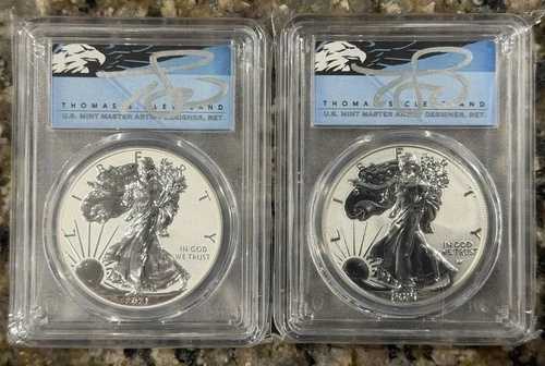 2021年春夏デザイナーエディション FDOI Pop 50 クリーブランド ブルーイーグル PR70 PCGS 693ドルクーポン