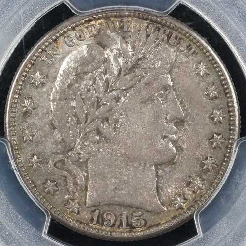 1915-D 50セント バーバー ハーフ ドル PCGS MS 62