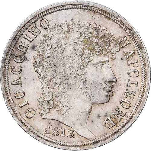 [#1509109] ナポリ王国、ジョアシャン・ミュラ、2リラ、1813年、銀貨、オーストラリア｜WORLD RESOURCE【QUEEN店】