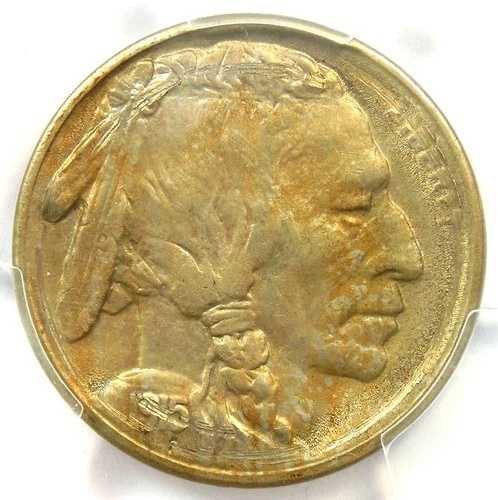 1915-S バッファローニッケル 5C コイン - PCGS 認定未流通詳細 (UNC MS)