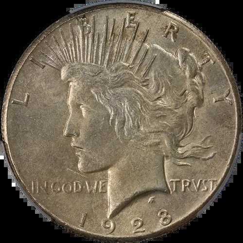1928-P ピースダラー PCGS MS63 キーデイト ナイスストライク｜WORLD RESOURCE【QUEEN店】