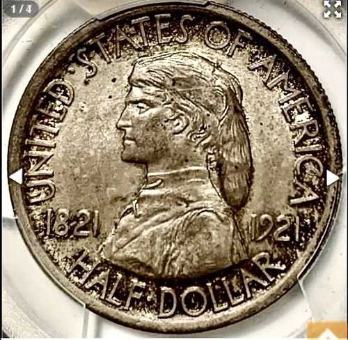 1921 ミズーリ クラシック記念ハーフ ドル 50 セント PCGS MS64 非常に丈夫で素晴らしい!｜WORLD RESOURCE【QUEEN店】