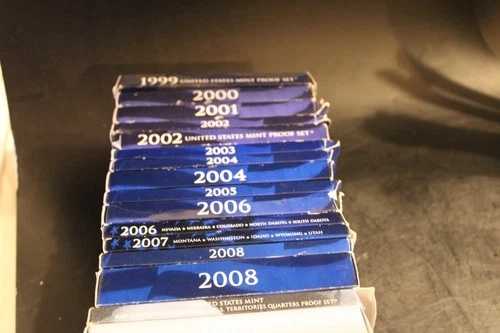 アメリカ合衆国プルーフセット 1999-2010 (16セット、画像参照)