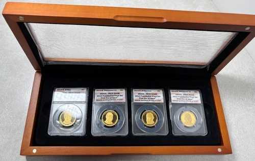 2012 S ANACS PR70 DCAM 大統領ドル硬貨セット 発行初日プルーフ