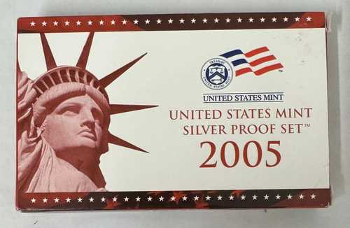2005-S シルバー プルーフセット（箱・鑑定書付き）全米送料無料