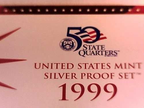米国 1999 S シルバー プルーフ セット
