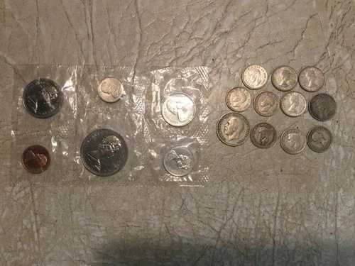 1969年 ロイヤルカナディアンミント アンサールプルーフ＆30.42グラム カナダ 英国 銀貨 ロット