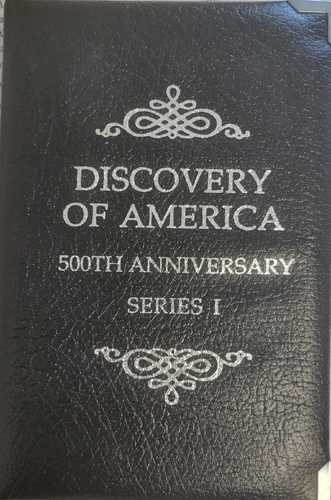 アメリカ発見 500 周年記念シリーズ I コイン セット (COA とボックス付き) 素敵です!