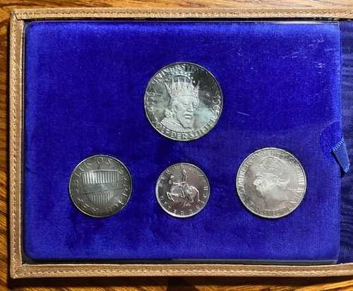 オーストリア 1965年 ウィーン大学銀貨プルーフセット オリジナルケース付き 57,420円