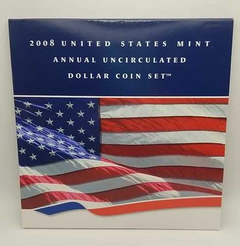 2008年アメリカ合衆国造幣局発行の未流通ドル硬貨セット #3462