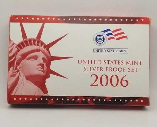 2006-S 米国造幣局 シルバー プルーフ セット OGP/COA #21834
