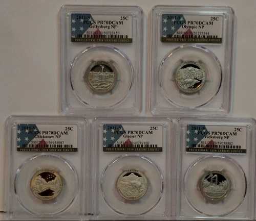 2011年 Sクラッド国立公園クォーターセット PCGS PR70DCAM