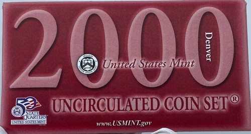 2000年 アメリカ合衆国 米国造幣局 コインセット（州貨幣付き） i121335｜WORLD RESOURCE【QUEEN店】