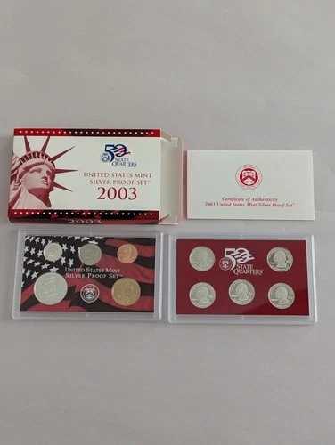 2003年米国造幣局シルバープルーフセット - ミントボックス入り、COA付き｜WORLD RESOURCE【QUEEN店】