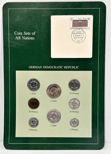 ドイツ民主共和国 '79-'87 UNC マーク＆フェニッヒ 各国のコインセット｜WORLD RESOURCE【QUEEN店】