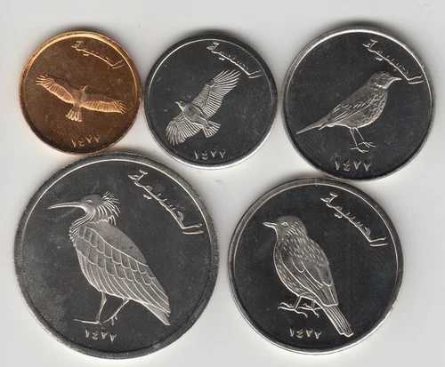 ISLAS ALHUCEMAS ロット 25x セット 5個 2014年、鳥類、珍しい貨幣