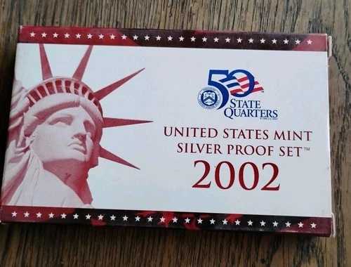 2002年米国造幣局シルバープルーフセット 10枚