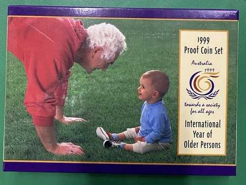 オーストラリア 1999 プルーフセット 希少、ボックスとCOA完備