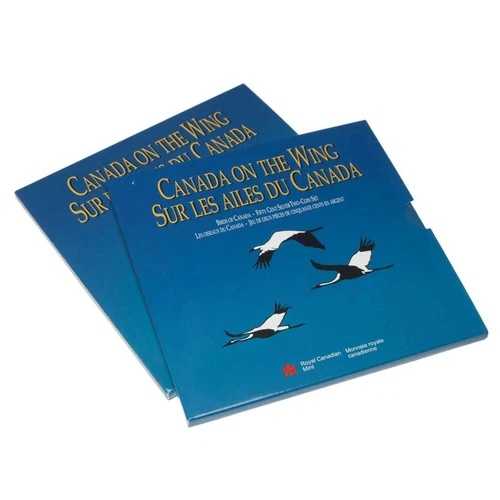1995年 50セント カナダの鳥シリーズ - スターリングシルバー 4枚セット