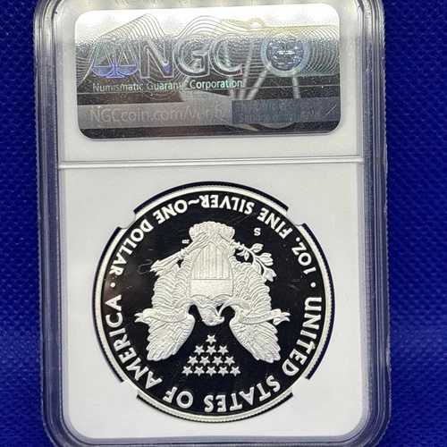 2012 S プルーフ シルバー イーグル NGC PF69 ウルトラ カメオ ER サンフランシスコ セット