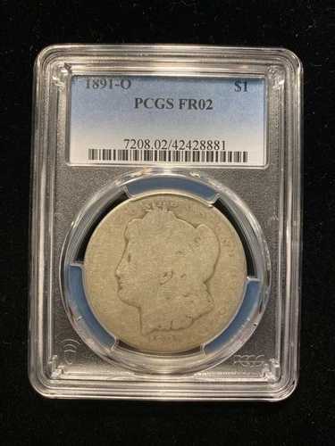 1891 O モルガン銀貨 PCGS FR02 フェア ローボール ローレジストリセット