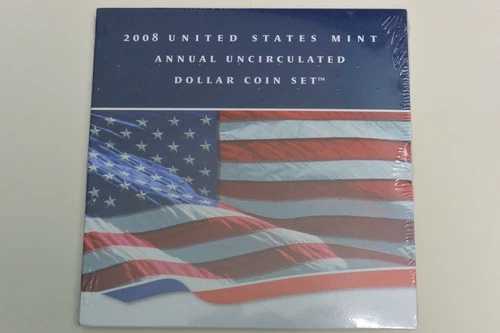 2008年アメリカ合衆国未流通ドル硬貨セット - 未開封セット