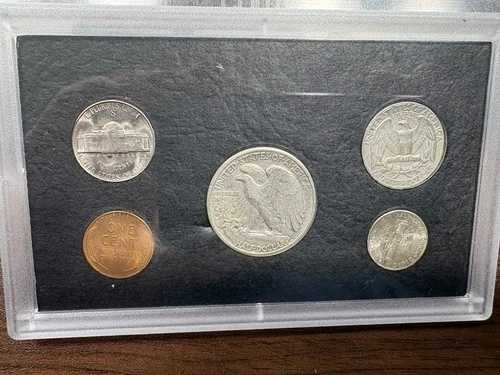 1945年米国造幣局銀貨年セット