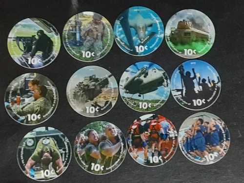 第 16 版 10 セント セット AAFES Pog 2017 U.S. ARMY Money A.U.