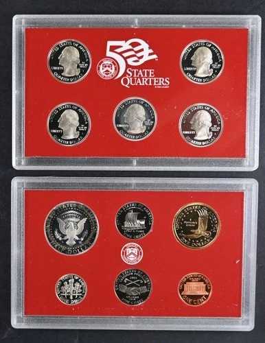 2004年 シルバープルーフセット 米国造幣局 未流通コイン 証明書付き 47,520円