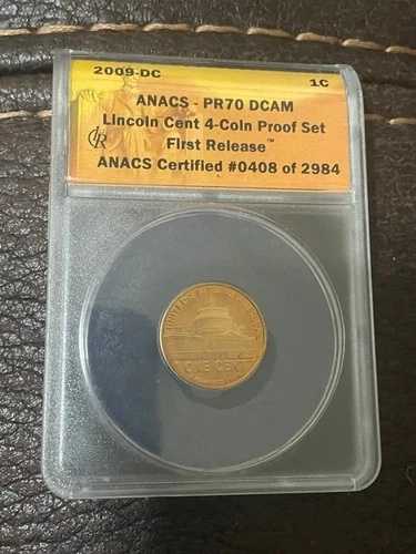 2009年初版セット #0408 リンカーン生誕200周年記念 DCAM PROOF-70 ANACS -