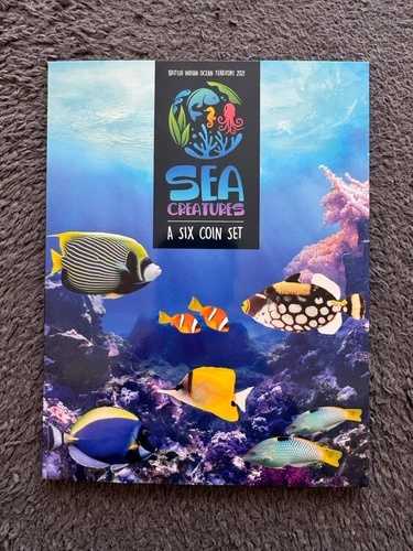 2021年 海の生き物 6色 50ペンスセット