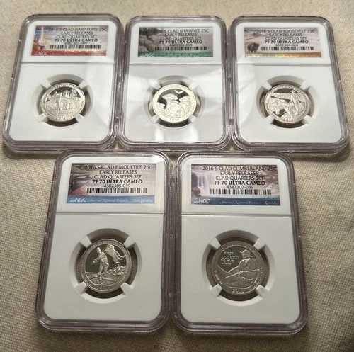 2016-S クラッド国立公園 クォーターセット 早期リリース NGC PF70 ウルトラカメオ 45,045円