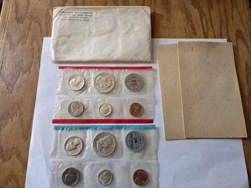 1963年 銀貨セット 10枚 未流通 P D ミント フランクリン ワシントン リンカーン チェロ