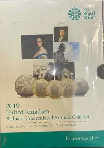 2019年 ブリリアント 未流通コインコレクション - イギリス - BUコイン年セット