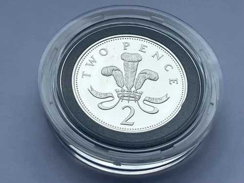 Simply Coins ~ 2000年 シルバープルーフ 2ペンスコイン 2枚