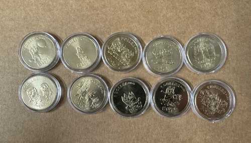 2024年 ブルーイ 'ブルーイ' 1ドル硬貨 UNC 10枚セット（カプセル入り）