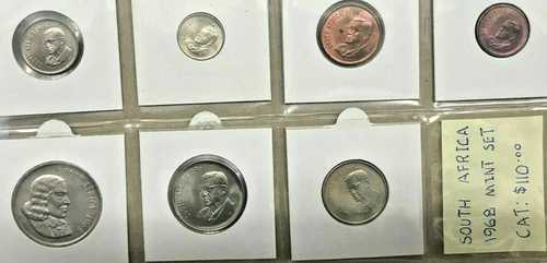 南アフリカ 1968年 造幣局 未流通セット 希少な1ランドを含む 希少品