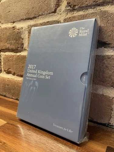 2017年英国ブリリアント未流通コインセット - ロイヤルミント - 13枚