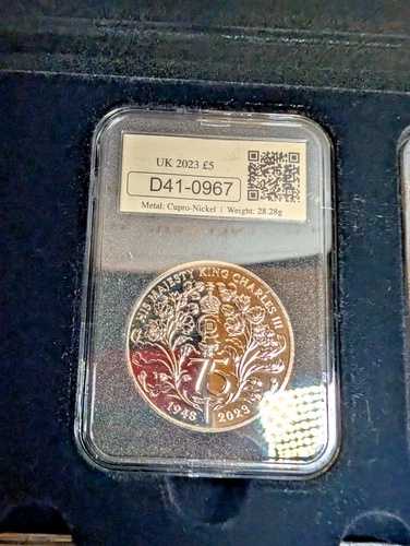 2023年日付印（英国年刻印、白銅製）?5.2@?2.2@50P