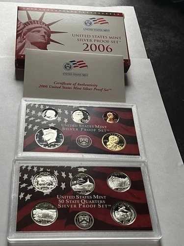 2006 S シルバー プルーフセット（COA付き、新品箱入り） 42,900円